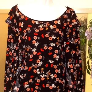 Eloquii Elements Floral Blouse